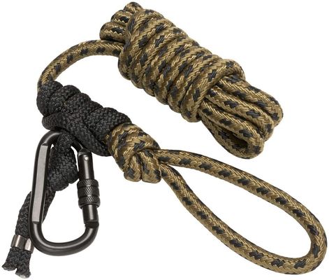 طناب ایمنی نایلون حفاظت از خطوط جانبی با چنگ زدن به طناب جذب کننده شوک