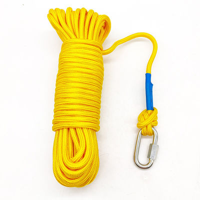 طناب ماهیگیری مگنت پلی استر 10 میلی متر مقاوم در برابر اشعه ماوراء بنفش با 2 کارابین قفل کننده