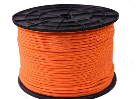 طناب نایلونی بافته فلورسنت رنگارنگ 3 میلی متری برای تجهیزات سرگرمی