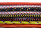 طناب نایلونی بافته فلورسنت رنگارنگ 3 میلی متری برای تجهیزات سرگرمی