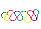 طناب نایلونی فلورسنت رنگین کمان طناب پلی استر بافته شده با استحکام بالا